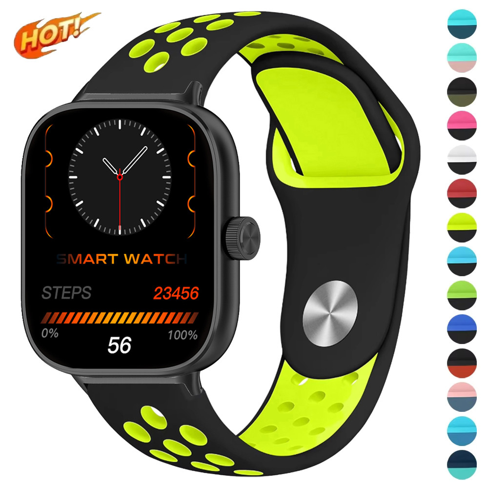 สําหรับ Redmi Watch 4/5 สร้อยข้อมือกีฬาสําหรับ Xiaomi Mi Band 9 Pro 8 Pro เข็มขัดเปลี่ยนสายนาฬิกาซิลิโคน