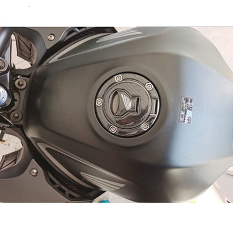 สติกเกอร์ฝาถังน้ำมันคาร์บอนไฟเบอร์ สำหรับ Honda CB500X CBR500R CB500F แต่งรถ กันรอย เท่แบบสปอร์ต