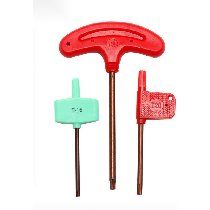 ประแจธงแดง ประแจ Torx หัวหกเหลี่ยม ที่จับดอก T5T8 T10T15 T20T30