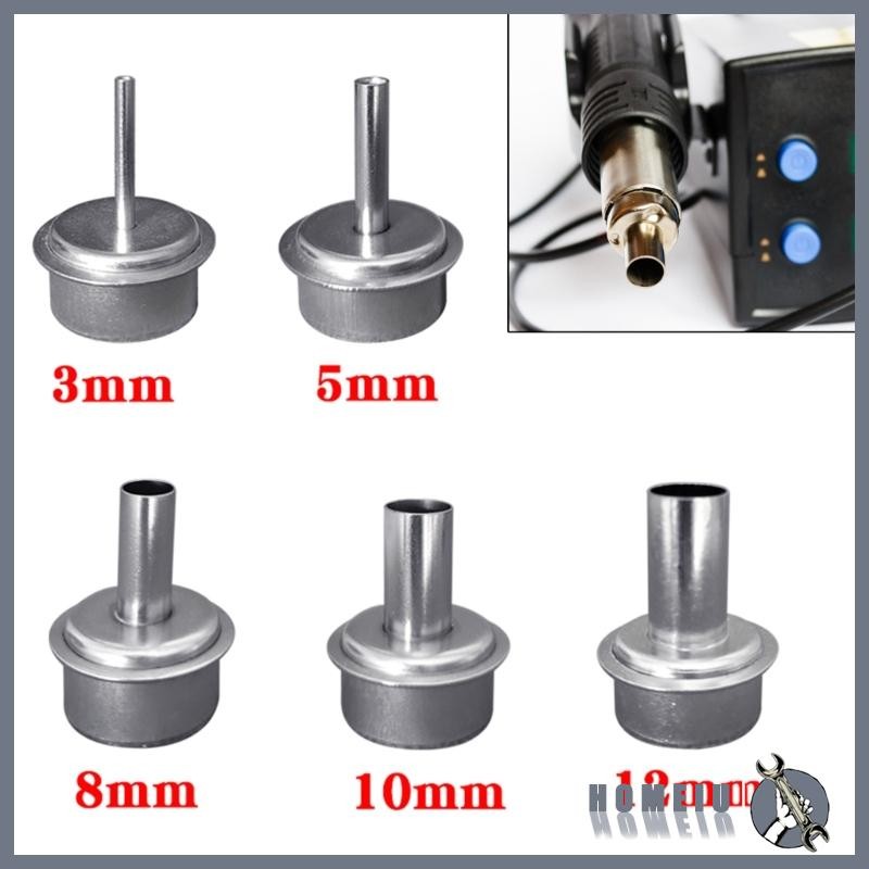 HOMEIU 3 มม.5 มม.8 มม.10 มม.12 มม.เปลี่ยนความร้อนหัวฉีดสําหรับ QUICK 861DW 56AX713 1300A