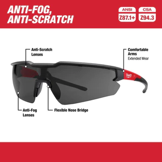Milwaukee 48-73-2005A 48-73-2100 Tinted แว่นตานิรภัยอุปกรณ์เสริมเครื่องมือ