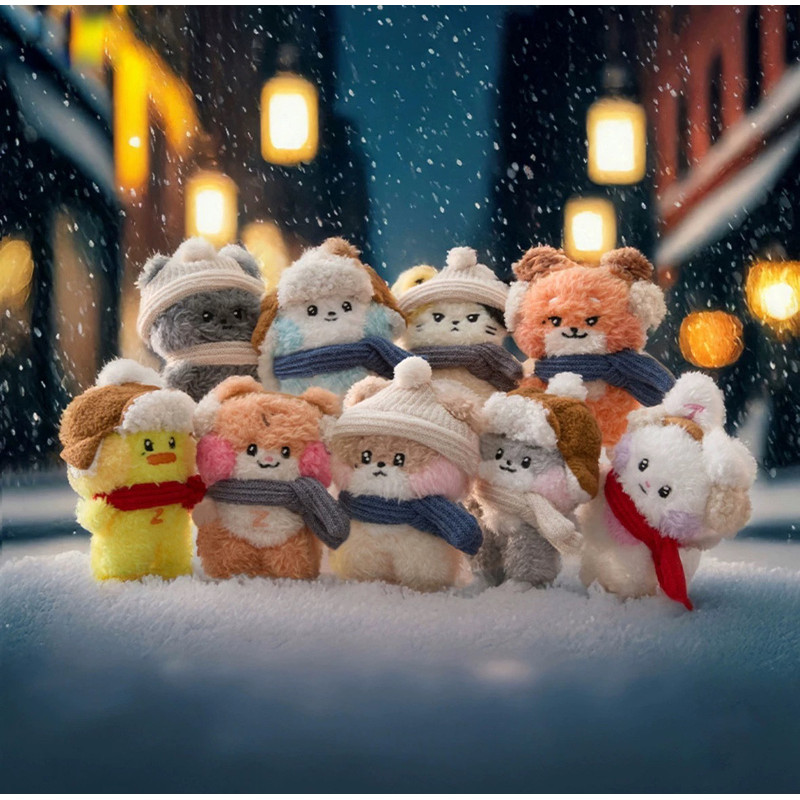 [ZB1 Return] Day ZB1 zeroni Han Weichen Shen Zhanghao Winter Doll/Text Backpack พวงกุญแจ