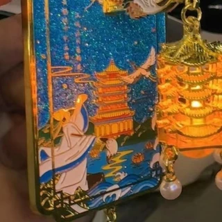 นัมแล็บพีจี สติกเกอร์ตู้เย็นเรืองแสง,บุคลิกภาพที่สวยหรูสติกเกอร์แม่เหล็ก,ตกแต่งบ้านโลหะผสมตกแต่งแม่เหล็กตู้เย็นสามมิติเด็กห้อ