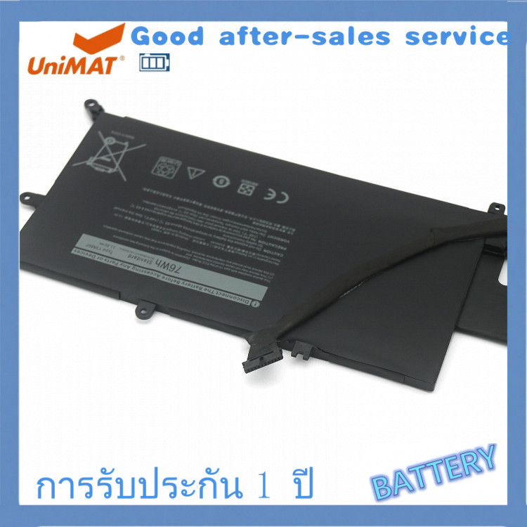 Y9M6F แบตเตอรี่แล็ปท็อปสำหรับ DELL Alienware M15 R2 P87F 08K84V P41E Series 0Y9M6F 8K84V R2✅ battery