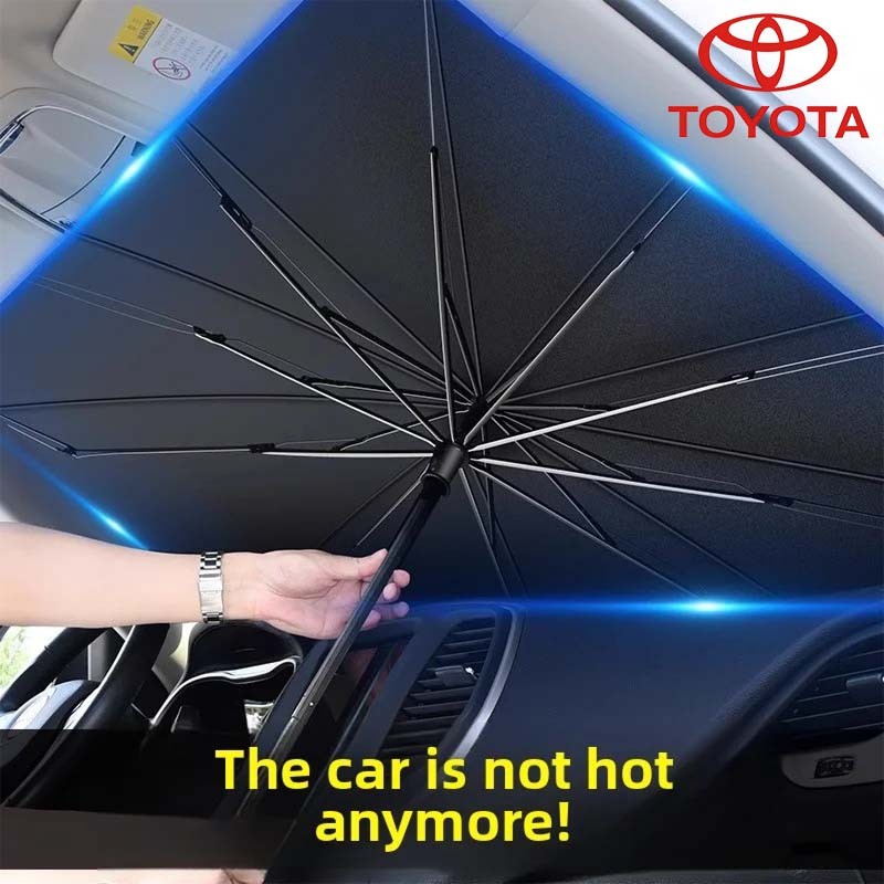 TOYOTA Yaris Corolla Altis CAMRY Fortuner Veloz Innova Zenix Hilux ร่มกันแดดรถยนต์ บังแดดกระจกด้านหน้า