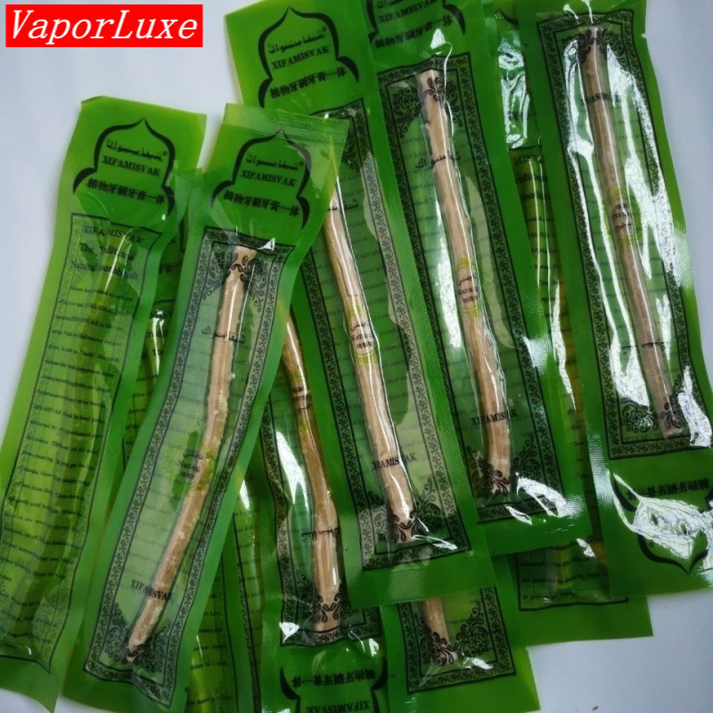 ไอลักซ์ ​ ​ Miswak Stick-แปรงสีฟันธรรมชาติสําหรับฮาลาลดูแลช่องปาก, Anti Plaque & Tartar Removal,ชุดท