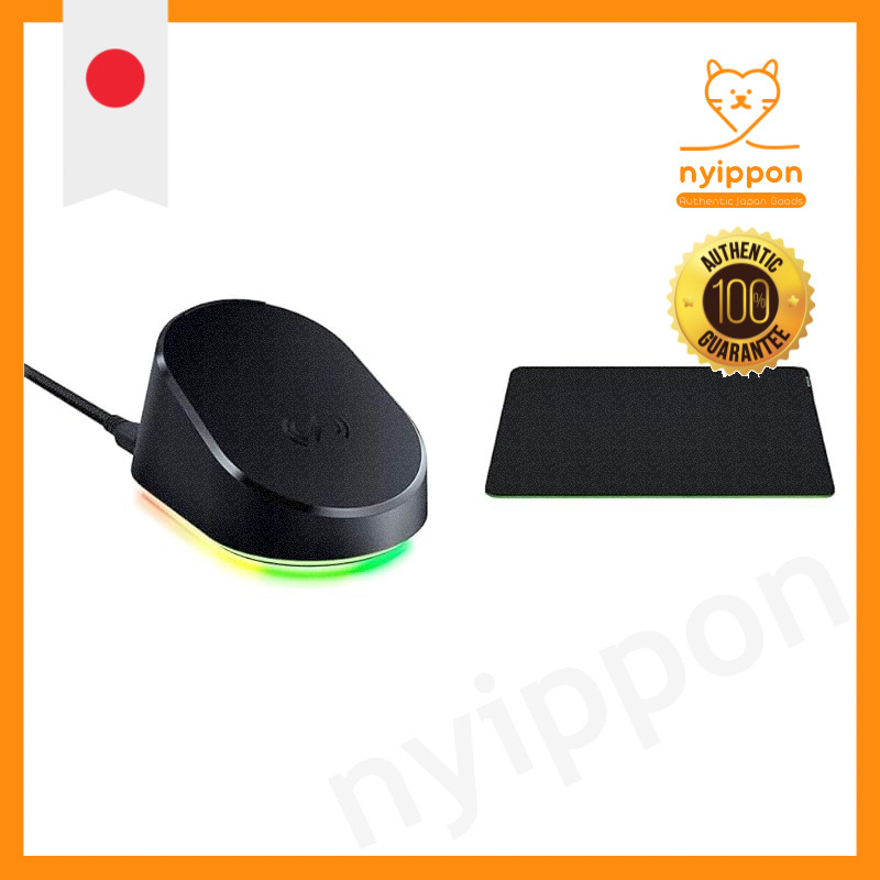 Razer Mouse Dock Pro Wireless Charging Receiver & Magnetic Wireless Charging Dock with HyperPolling 