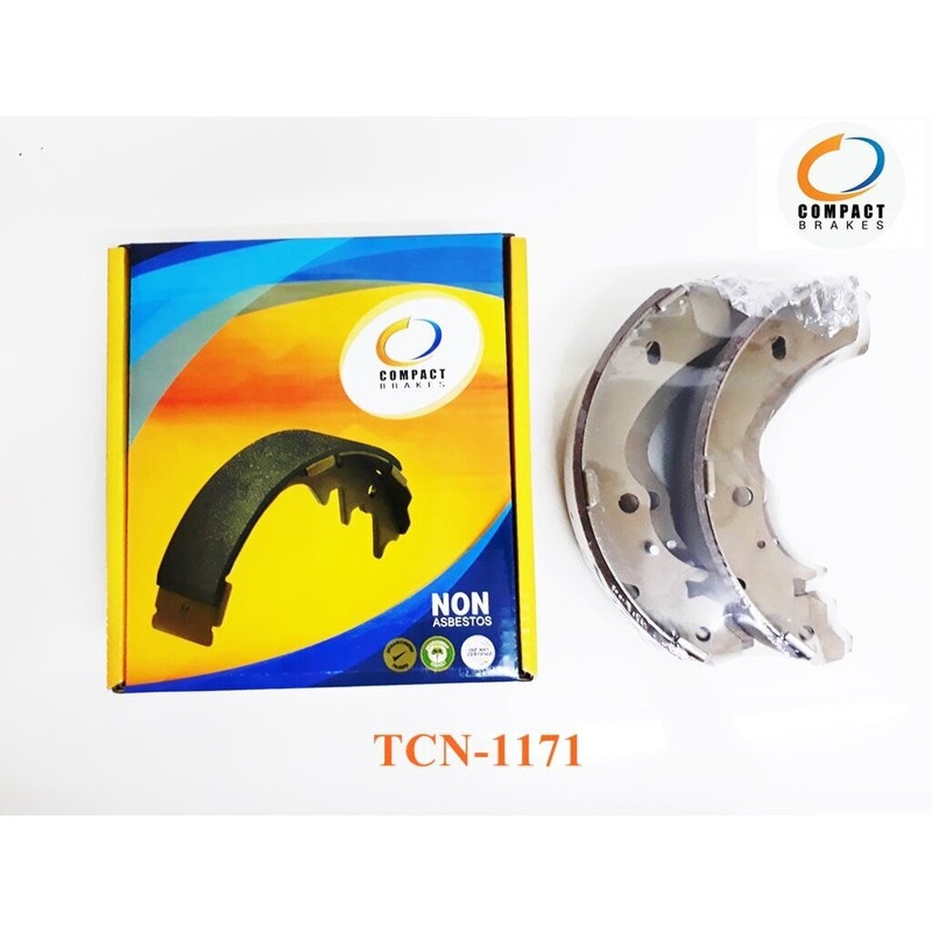 ผ้าเบรคคู่หลัง Mazda 2 1.3/1.5 Sedan/Hatchback ปี 2010-2023, Ford FIESTA 1.4, 1.6 4DR/ 5DR ปี 2010-2016 TCN-1171
