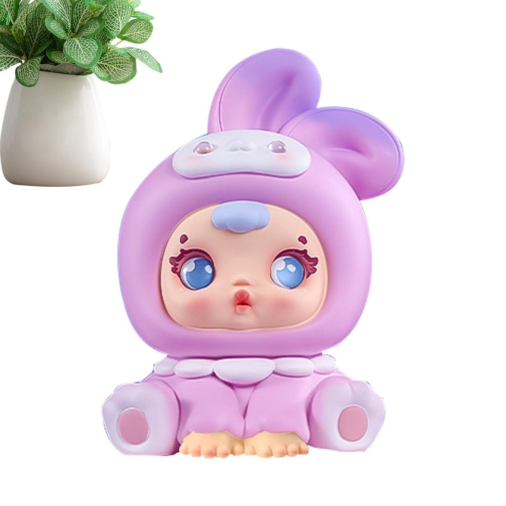 Kids Money Bank Multipurpose Saving Money Box Savings Challenge Box Non-Slip Decorative Figurines Mo