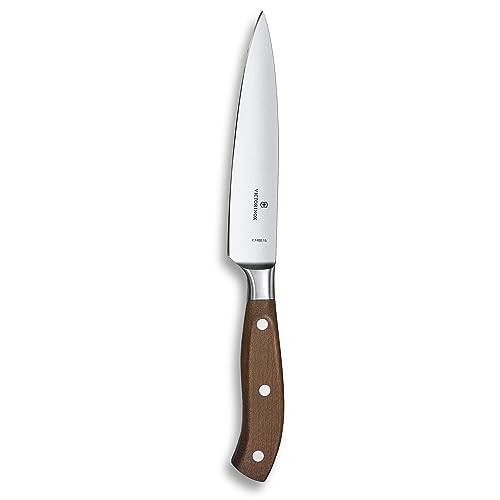 VICTORINOX Chef's Knife 15cm Wood Gran Metier Forged Gyuto Knife Professional Grade 7.7400.15G