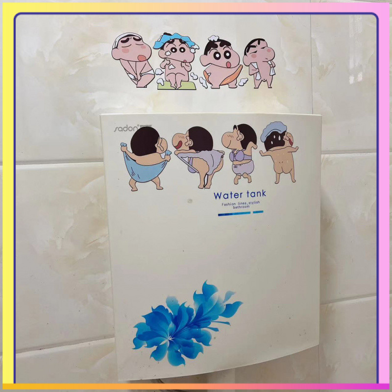 ใหม่ สติ๊กเกอร์ห้องน้ำ Crayon Shin-chan สติ๊กเกอร์รถยนต์ สติ๊กเกอร์กันน้ำ สติ๊กเกอร์ติดผนัง สติ๊กเกอร์มอเตอร์ไซค์ สติ๊กเกอร์ติดตู้เย็น X0JR