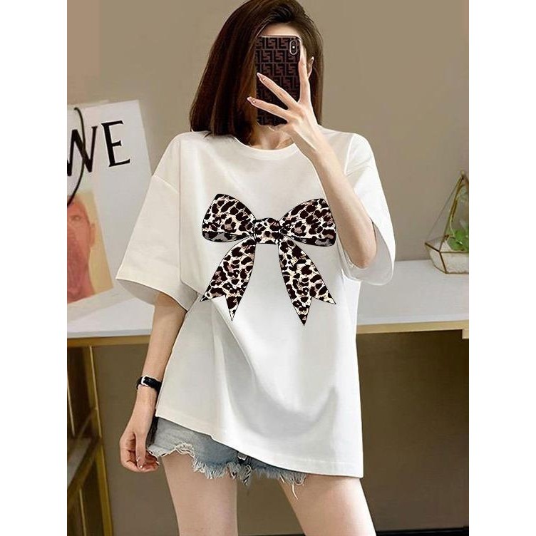 เสื้อที สำหรับผู้หญิง ไซส์ใหญ่ เสื้อผ้าผู้หญิง เสื้อแขนสั้น ไซส์ใหญ่ ลายน่ารักและหวาน