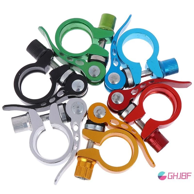 GHJBF] 25.4-34.9 มม.อลูมิเนียมจักรยาน Seatpost Clamp Quick Release ที่นั่งโพสต์ Ss คอเต่าเดิมเดิม