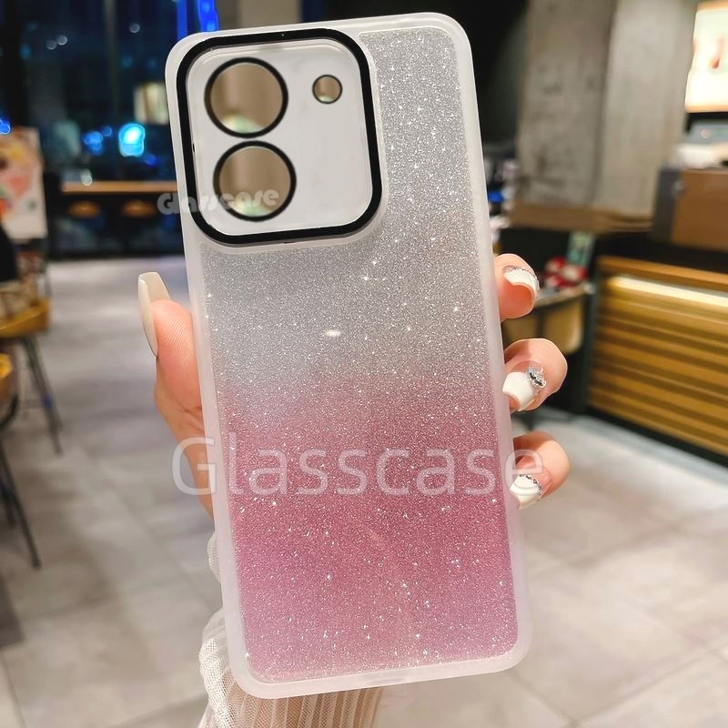 Realme P3 2025 สําหรับ Realme P3 P 3 RealmeP3 5G สาวน่ารักกรณี TPU Slim ซิลิโคนนุ่ม Glitter Bling ShockProof เคสโทรศัพท์ฝาครอบ