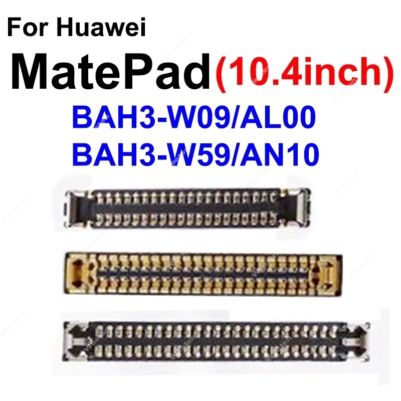 สําหรับ Huawei MatePad 10.4 นิ้ว W09/AL00 W59/AN10 4G 5G USB เมนบอร์ด Flex คลิปหน้าจอ LCD Flex Cable Connector คลิปบนเมนบอร์ด