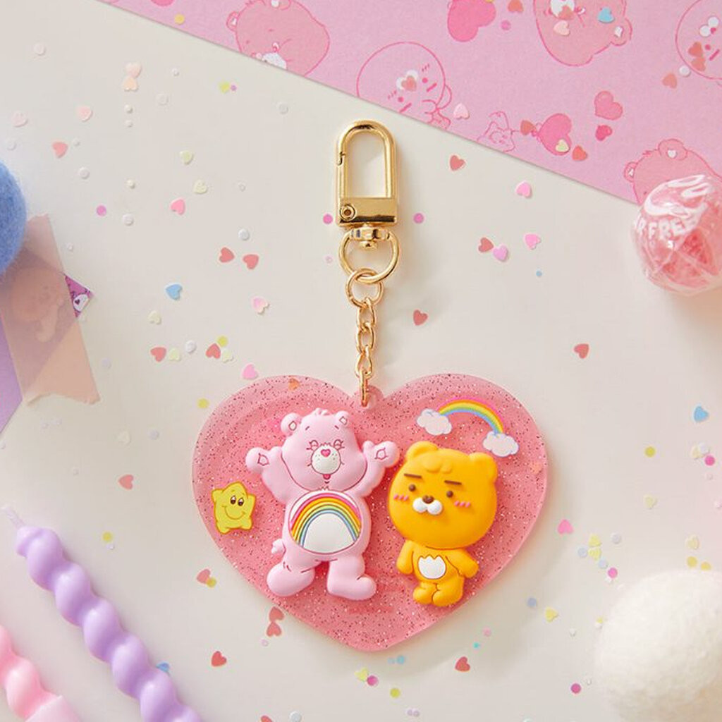 พร้อมส่ง KAKAO FRIENDS x Care Bear Keyring Ryan Limited พวงกุญแจ