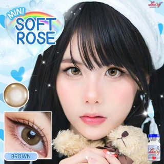 คอนแทคเลนส์(มินิ) รุ่นLimited🔥Mini Soft Rose🔥(LuxzyLens) สี : Brown / Gray / Black รายเดือน มีค่าสายตา