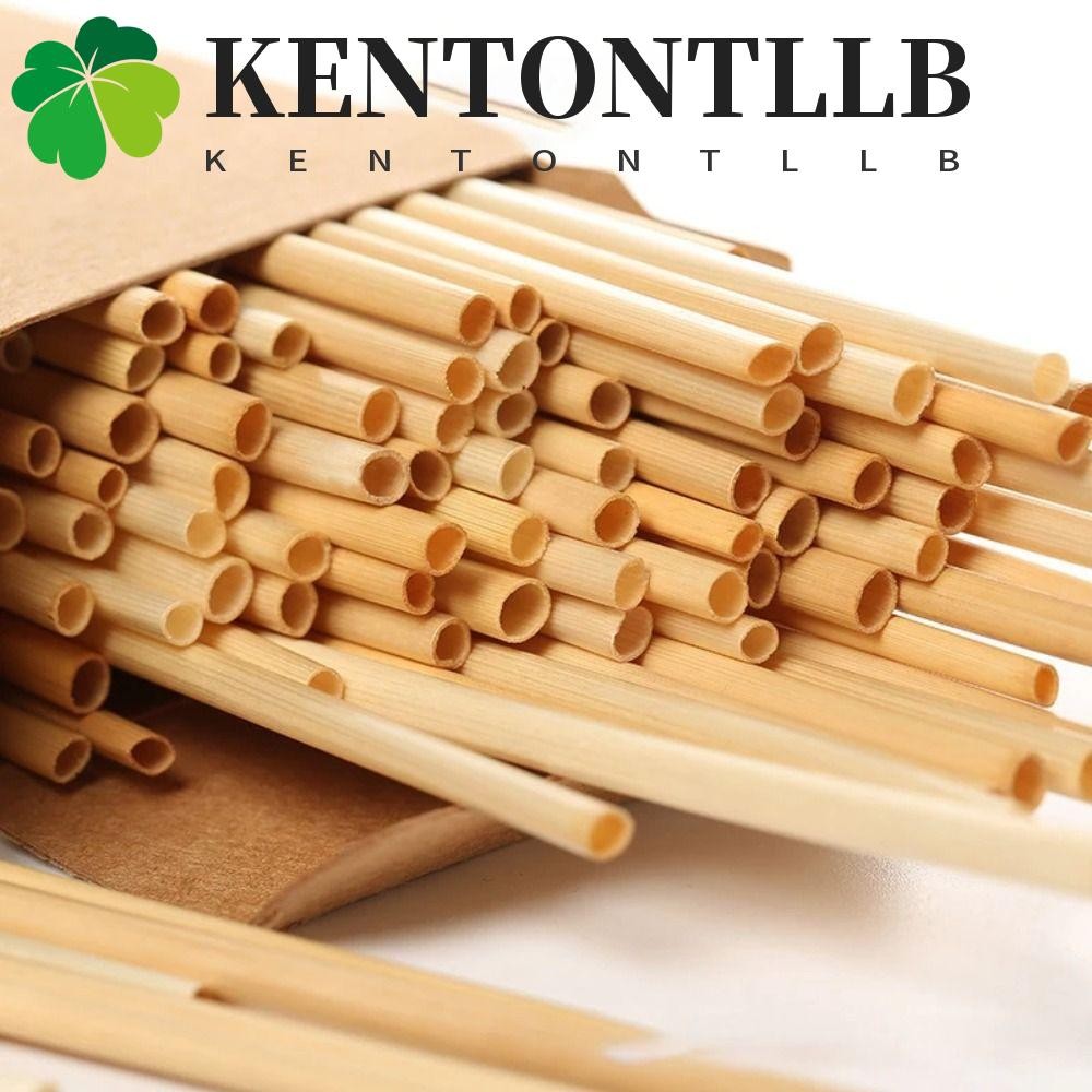 KENTONTLLB 100 ชิ้นฟางข้าวสาลีดื่ม, 20 ซม. หลอดสิ่งแวดล้อมธรรมชาติ, อุปกรณ์บาร์ปาร์ตี้แบบใช้แล้วทิ้งเป็นมิตรกับสิ่งแวดล้อมแบบพกพาหลอดย่อยสลายได้บาร์