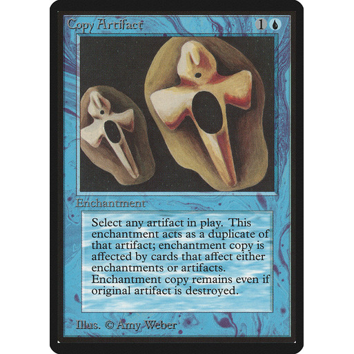 การ์ด EDH PlayTest - Copy Artifact (สีน้ําเงิน)