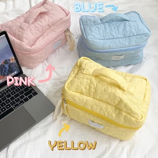 👜COD👜กระเป๋าเครื่องสำอางค์สีแคนดี้ น่ารัก จัดระเบียบดี มี 2 ขนาดให้เลือก กระเป๋าจัดระเบียบ