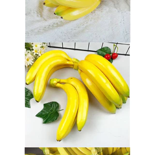 🍌 กล้วยปลอม กล้วยหอมปลอม สำหรับตกแต่งบ้าน แต่งร้านค้า ผลไม้ปลอม ผลไม้ประดิษฐ์ ผลไม้เทียม งานสวยละมุน เหมือนจริงมากๆ
