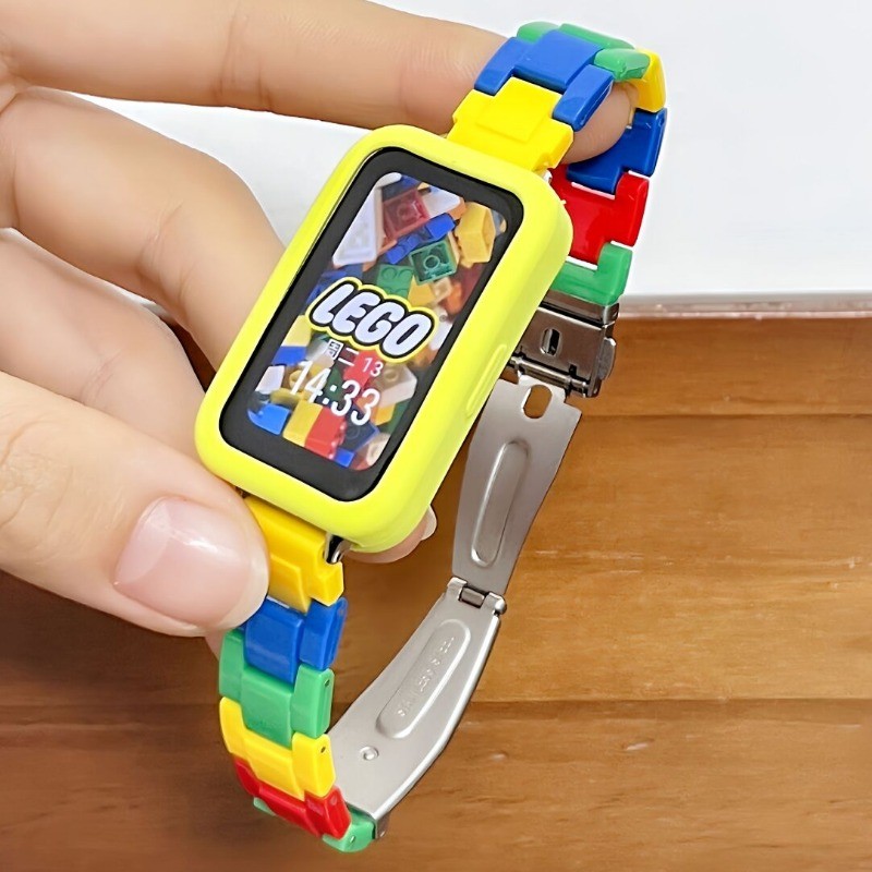 2 in 1 Strap + สําหรับ Huawei Watch Band 10 Band 9 Band 8 สร้อยข้อมือสายรัดข้อมือ Rainbow Blocking สายเรซิ่นสําหรับ Huawei Band 7 6 เปลี่ยนอุปกรณ์เสริม ราคา ถูกที่สุด ดีลบีเคเค แกลเลอรีภาพที่ 9