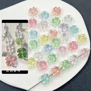 [Koo Ka]♥10มิลลิเมตรที่มีสีสันสี่ใบโคลเวอร์อุปกรณ์เสริมน้ําแ…