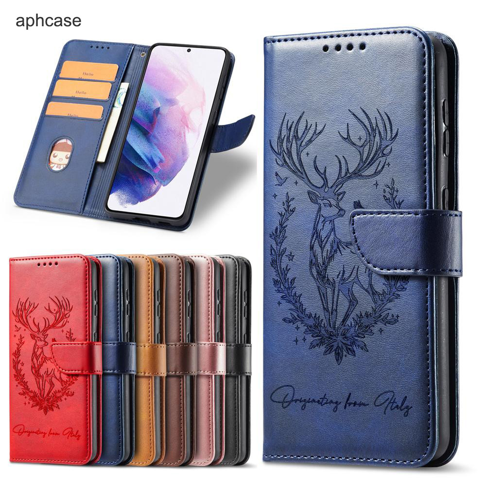 น่ารัก Emboss Flip Casing สําหรับ Samsung Galaxy C5 C7 C8 C9 Pro J7 Plus M20 M21 M30 M30S M31 M33 M5