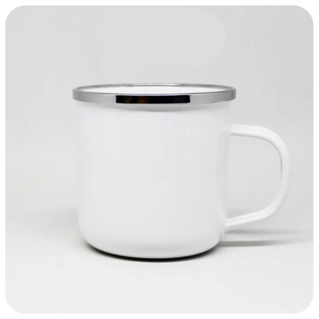 MOST [NO PO] แก้วมัค/ถ้วยเคลือบสีขาวพรีเมี่ยม 300 มล