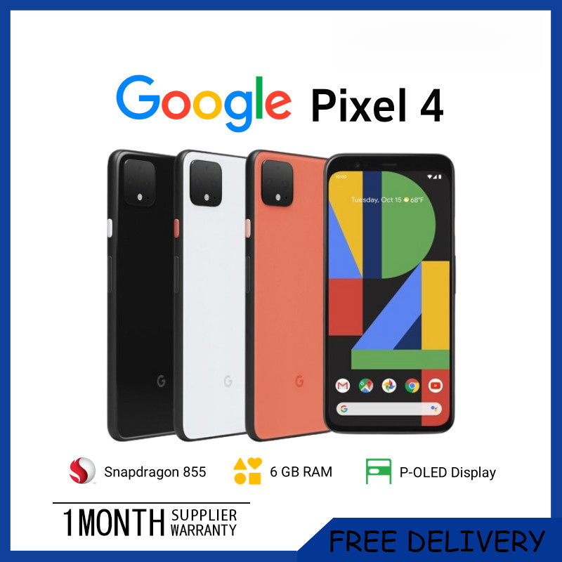 Google Pixel 4 Qualcomm Snapdragon 855/6GB+64GB/สมาร์ทโฟนกล่องเต็ม/COD