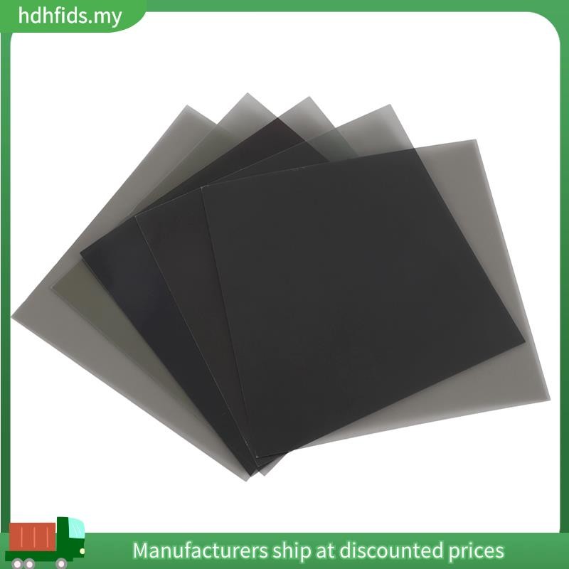 [in ]Linear Polarizer Film LCD/LED Polarized Filter สําหรับ Polarization Photograph 10X10cm ,5PCS ไม
