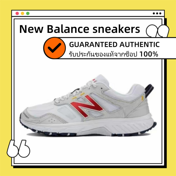ของแท้ 100% NEW BALANCE 510 NB510 MT510WR4 White&Red Unisex รองเท้าผ้าใบสำหรับผู้ชาย และผู้หญิง