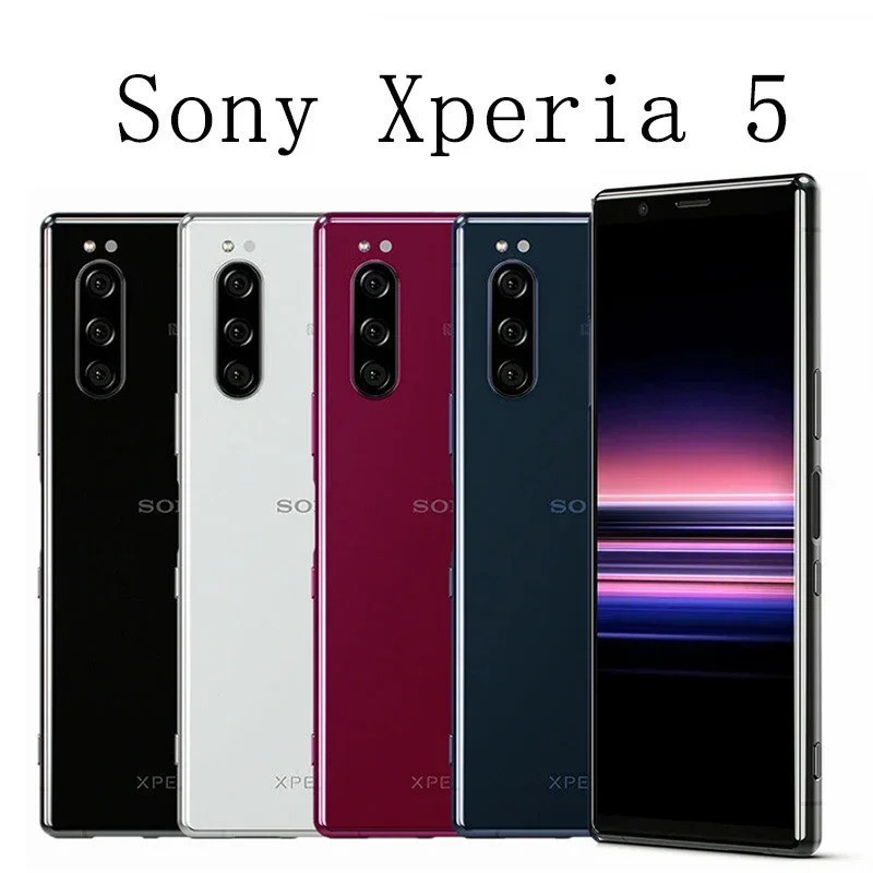 Sony Xperia 5 J8210 J9210 เวอร์ชั่นญี่ปุ่น 6G 64GB/128GB ROM 12MP 6.1 "4G LTE Snapdragon 855 NFC โทร