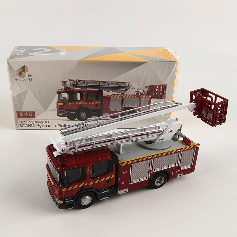 Tiny FSD21 Hong Kong Scania Hydraulic Platform Trcuk (F2315) 1/76 Diecast Model 028869