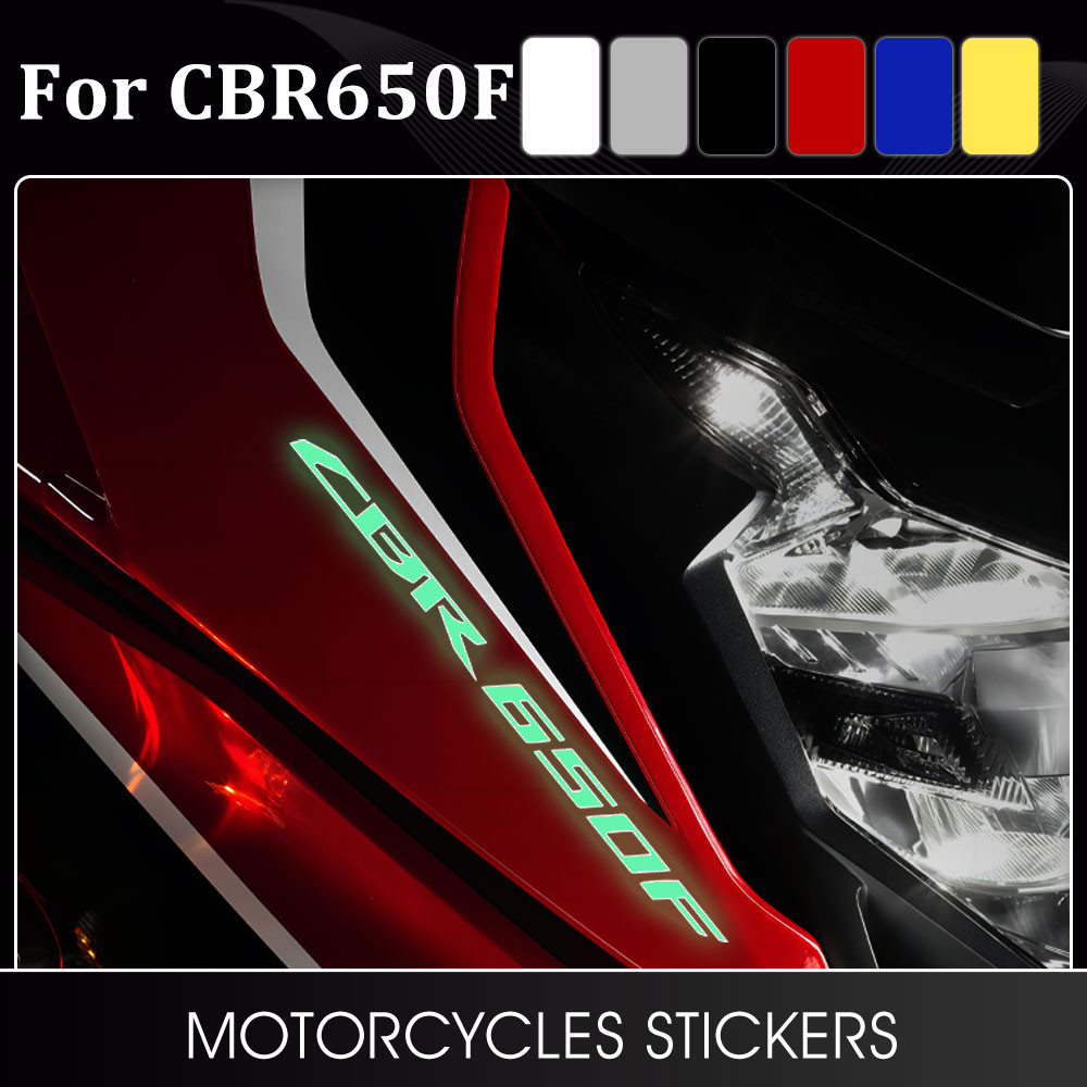 รถจักรยานยนต์ที่กําหนดเองสติกเกอร์เรืองแสงรูปลอก CBR 650 F 2018 สําหรับ Honda CBR650F CBR650 650F