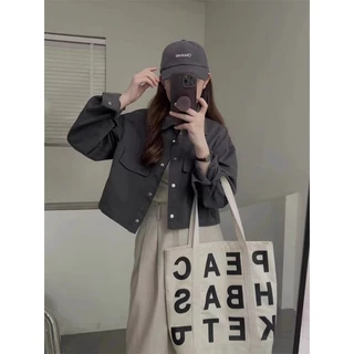 (ส่งจากไทย)เสื้อเบลเซอร์ผู้หญิง สไตล์ลำลอง สีพื้น เบลเซอร์ยาว มีกระดุุม ผ้าใส่สบายไม่ร้อนไม่คัน