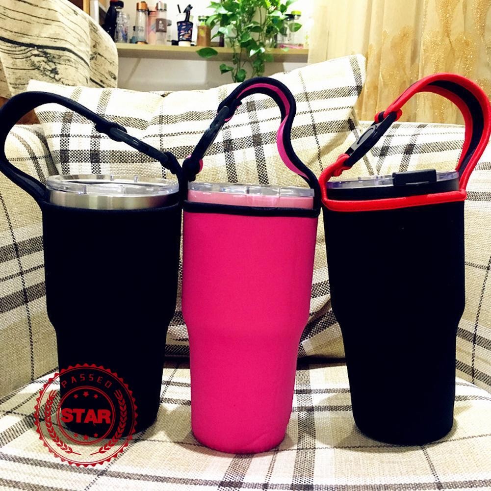 Tumbler กระเป๋าฉนวนถ้วยแก้วแขวนขวด Beg Protector สําหรับ 30OZ Ice Bar ถ้วยถ้วย E0V2