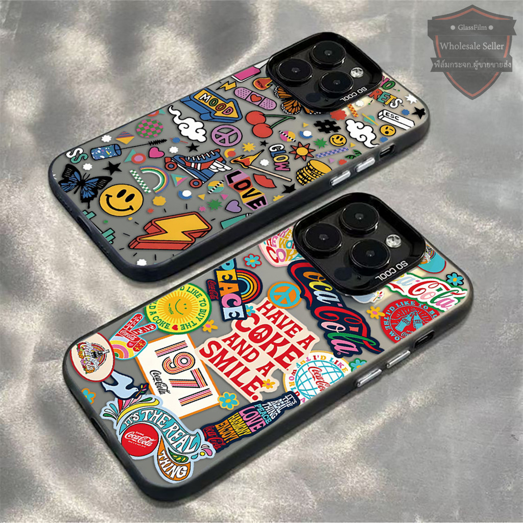 ส่งจากไทย เเคสซัมซุงA56 CocaCola ลวดลาย เคสแข็งเคลือบด้าน For Samsung A56 5G A06 A26 A05s A22 A35 A36 A54 A55 A15 A16
