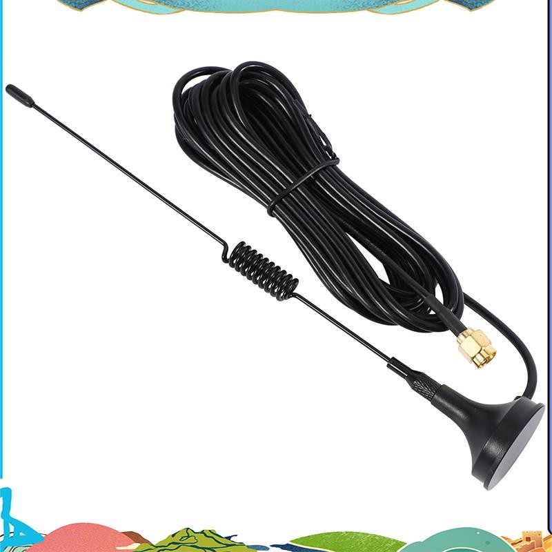 4G Monopole เสาอากาศดูดถ้วยแม่เหล็ก 3 เมตร Sma เสาอากาศความสูง 31 ซม. 10Dbi Gain Rg174 สําหรับ Sim76