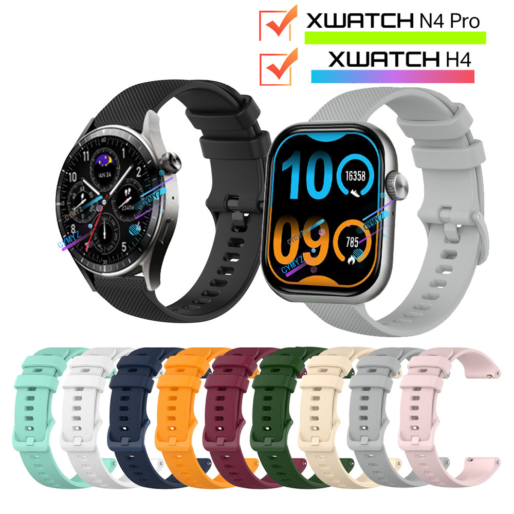 สาย Infinix XWatch H4 สายซิลิโคน สาย Infinix XWatch N4 Pro สายรัดข้อมือกีฬา