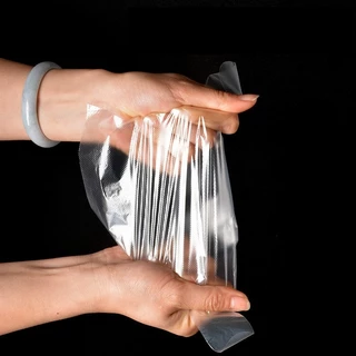 ถุงมือพลาสติกใส หนา เหนียว 100 ชิ้น/ถุง ไม่ขาดง่ายถุงมือใช้แล้วทิ้ง สัมผัสอาหารได้ ปลอดภัย
