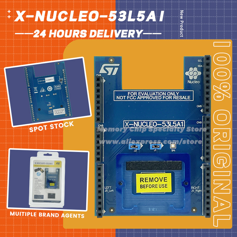 1ชิ้น/ล็อต! บอร์ดขยายเซนเซอร์ X-NUCLEO-53L5A1 ใช้สําหรับ VL53L5CX เพื่อรองรับ Arduino New