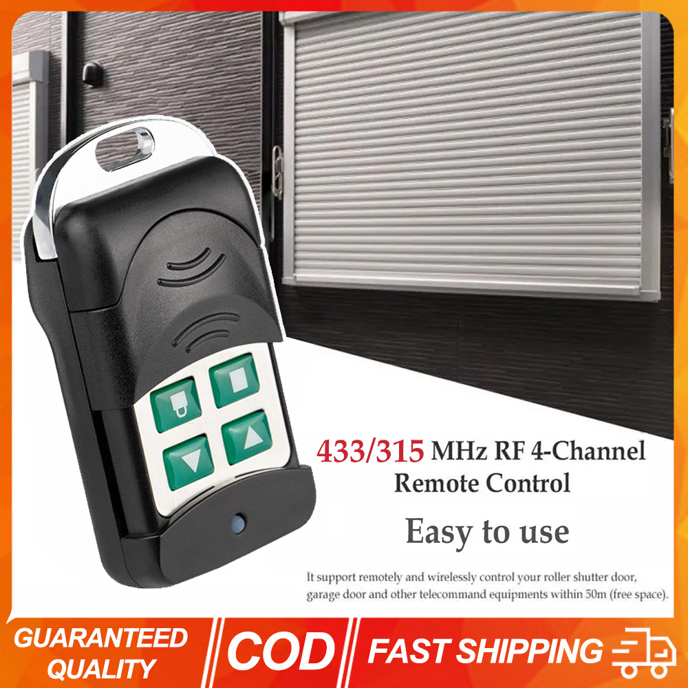 รีโมทคอนโทรล RF 433MHz 315MHz กุญแจรถโรงรถประตูเปิดรีโมทคอนโทรล Duplicator Universal คัดลอกโรงรถ Universal โรงรถควบคุมโรงรถ