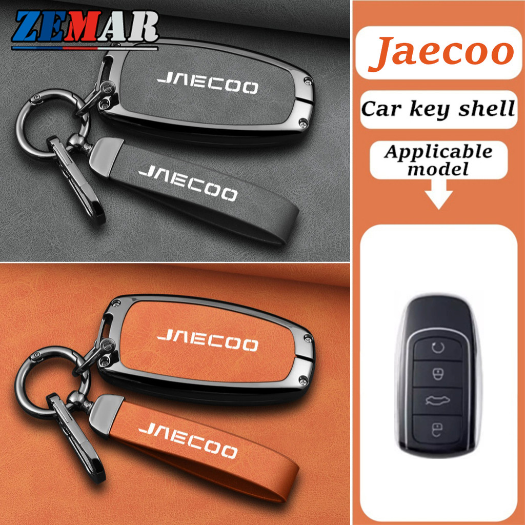 Jaecoo J7 กุญแจรถ Key Case สังกะสีอัลลอยด์ฝาครอบสมาร์ท Key Case Protector Key Buckle อุปกรณ์เสริมสําหรับ Jaecoo J7