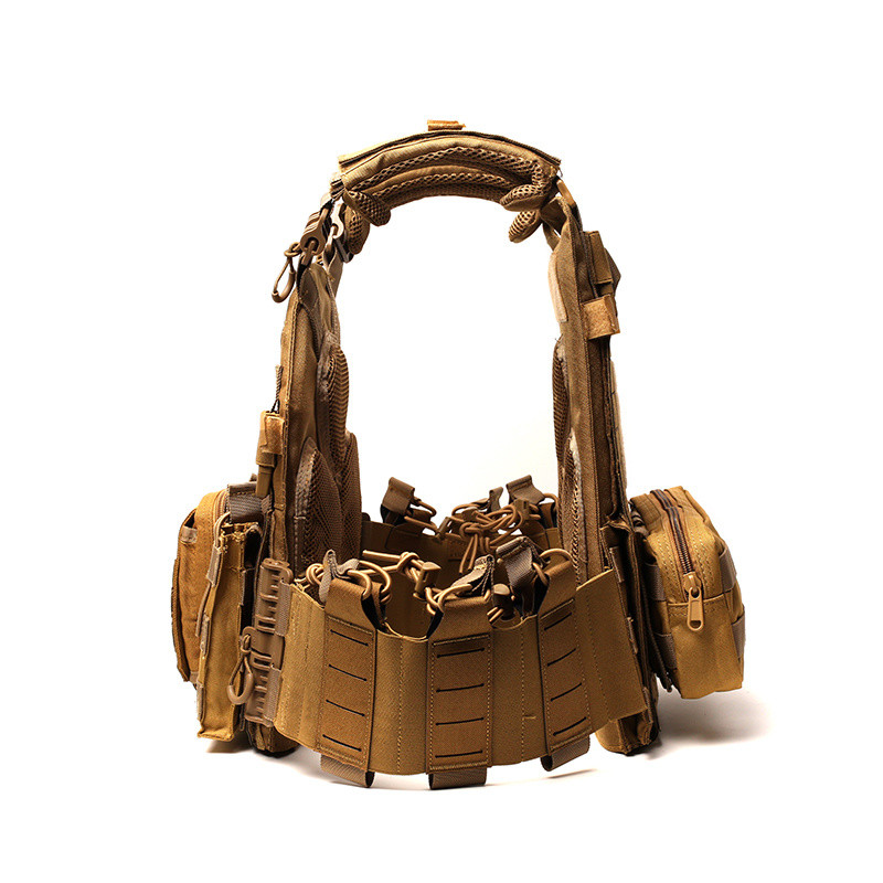 6094 เสื้อกั๊กถ่วงน้ำหนัก ระบบ MOLLE ชุดฝึกซ้อม แผ่นแทรก เกียร์ยุทธวิธี เสื้อผ้า เสื้อกั๊กหลายกองกำลังพิเศษ - รูปที่ 7