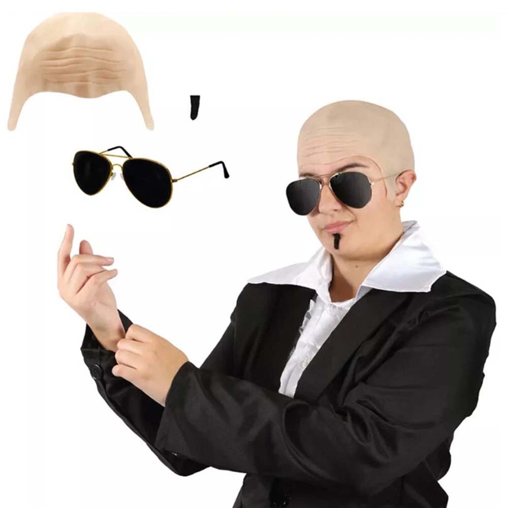 Bald Head Wig Cap, Fashionable Nylon Elastic Wig Caps Cosplay Party