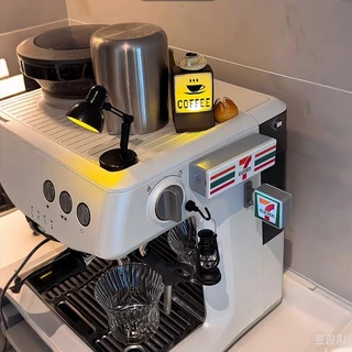 กาแฟตู้เย็นสติ๊กเกอร์ป้ายแสงตกแต่งเครื่องประดับ711แม่เหล็กตู้เย็นสติ๊กเกอร์