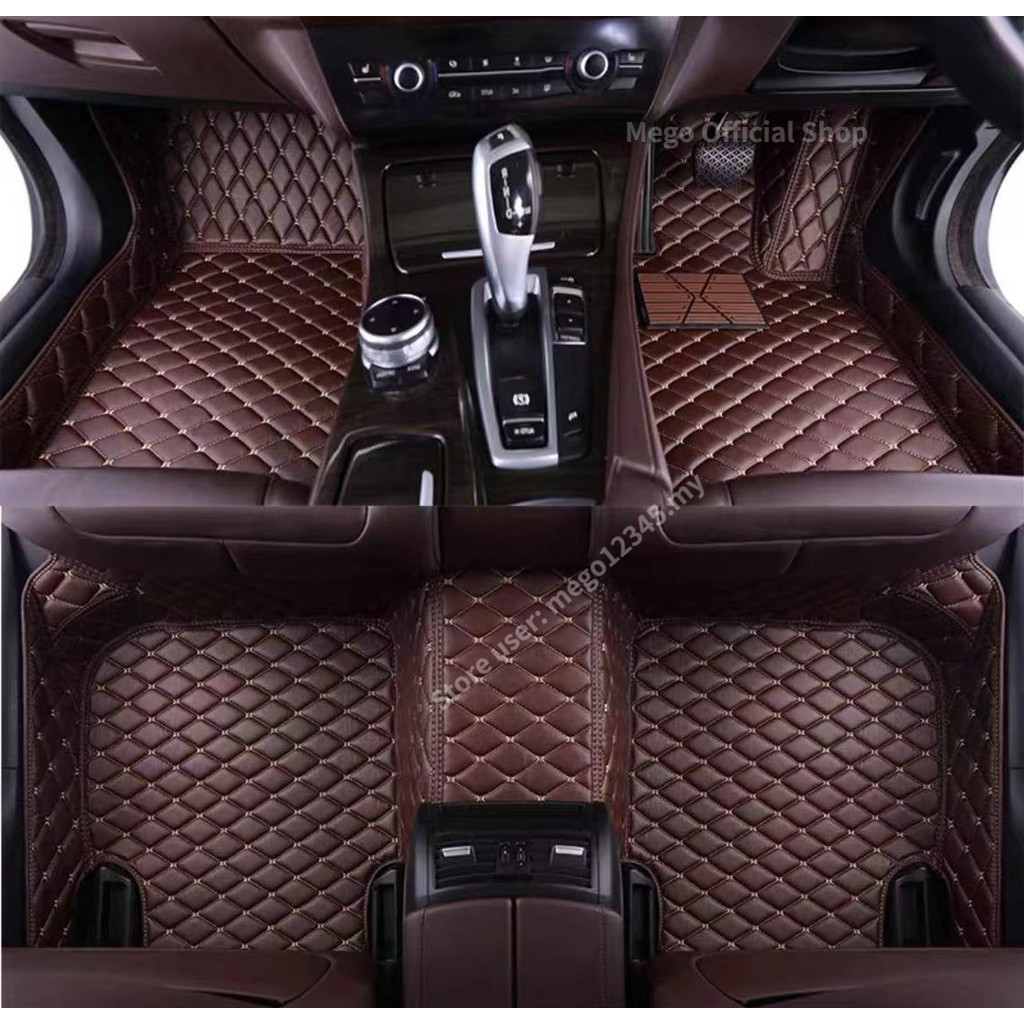 พรมหนังรถยนต์ สำหรับรถขับขวา Chery Omoda C5 EV JAECOO 6 JAECOO 7 ไดรฟ์มือขวา RHD พรมรถยนต์หนัง พรมปู