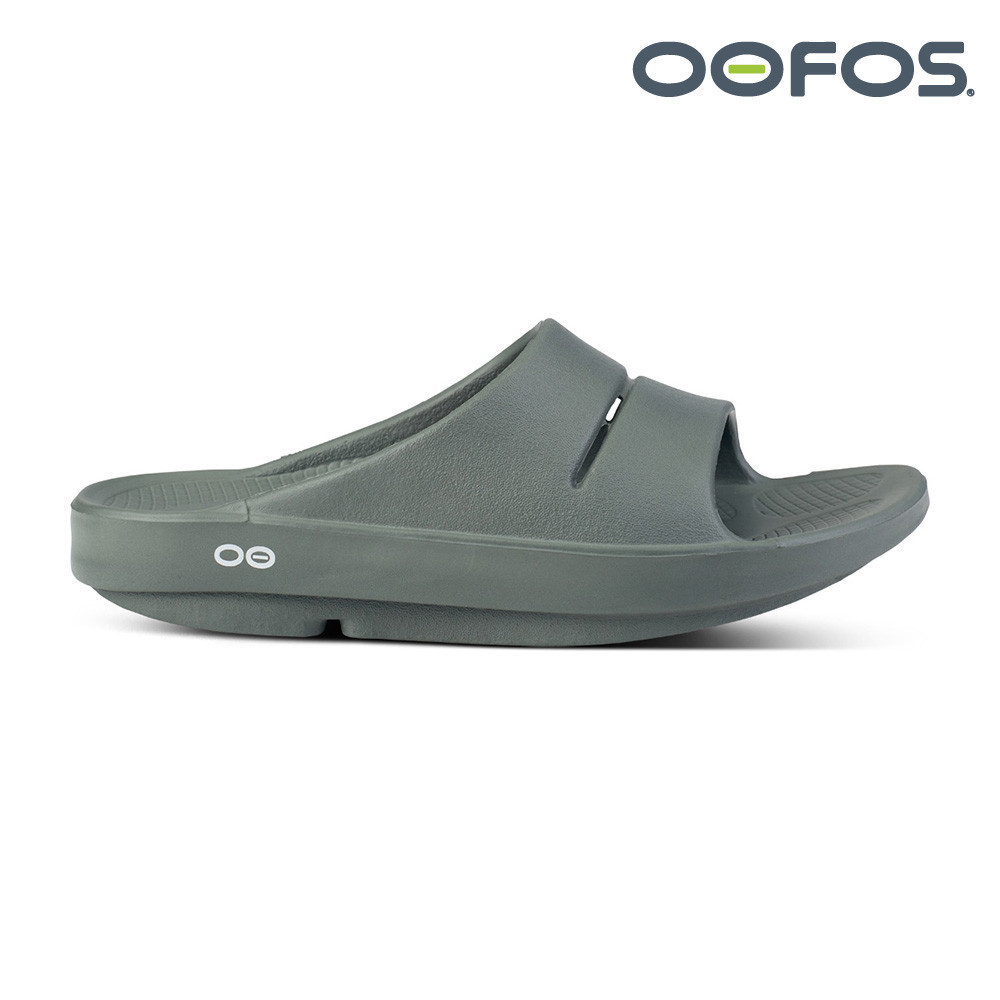 รองเท้าแตะ OOFOS สำหรับผู้ชายและผู้หญิง Ooahh - สีมะกอก MDAQ