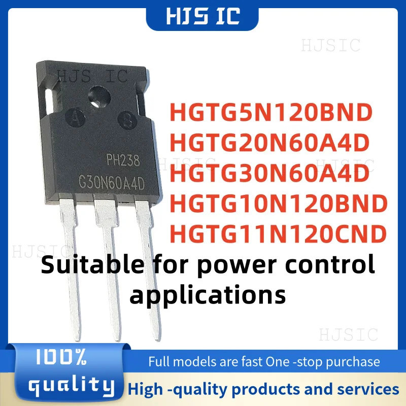 1-5PCS HGTG20N60A4D G20N60A4D HGTG30N60A4D G30N60A4D HGTG5N120BND G5N120BND ทรานซิสเตอร์ GN11N120BND